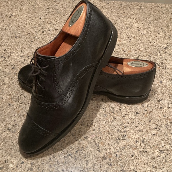 Men’s 9.5B Allen Edmonds Van Ness Black Leather Cap Toe Oxford - Picture 13 of 13
